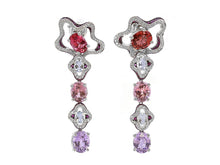 Load image into Gallery viewer, Kazanjian Spinel Drop Earrings in 18K White Gold by Patrick Mauboussin
