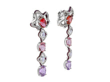 Load image into Gallery viewer, Kazanjian Spinel Drop Earrings in 18K White Gold by Patrick Mauboussin
