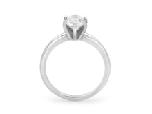 Load image into Gallery viewer, Kazanjian Oval Diamond, 1.38 carats, Ring in 14K White Gold
