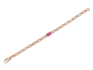 Kazanjian Ruby, 1.13 carats, Bracelet in 16K Red Gold