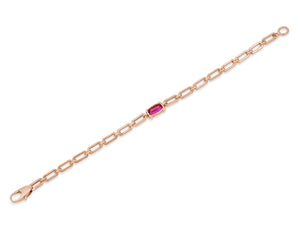 Kazanjian Ruby, 1.13 carats, Bracelet in 16K Red Gold