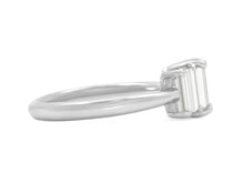 Load image into Gallery viewer, Kazanjian Three-Stone Step-Cut Ring in Platinum
