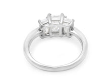 Load image into Gallery viewer, Kazanjian Three-Stone Step-Cut Ring in Platinum
