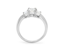 Load image into Gallery viewer, Kazanjian Three-Stone Step-Cut Ring in Platinum
