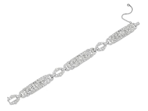 Kazanjian Art Deco Diamond Bracelet, 5.70 Carats, in Platinum