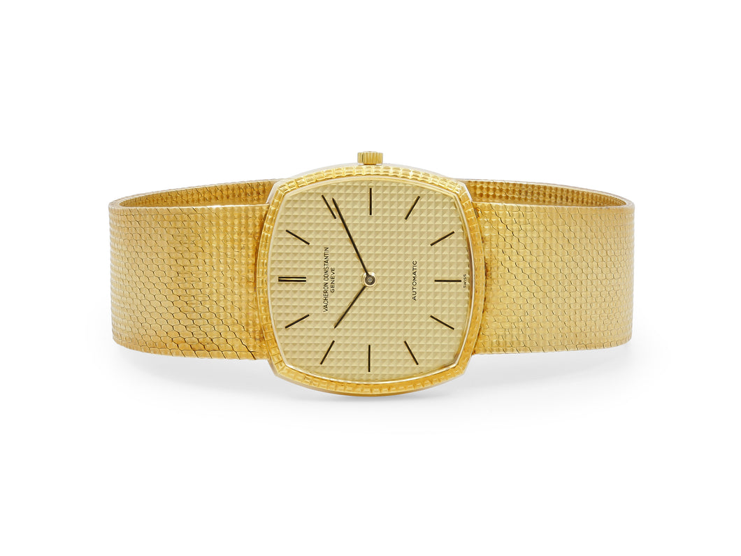 Vacheron Constantin Cushion Shaped Case Watch in 18K Yellow Gold