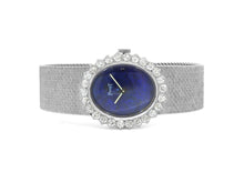 Load image into Gallery viewer, Ladies Watch with Lapis Lazuli Dial &amp; Diamonds in 18K White Gold by Piaget
