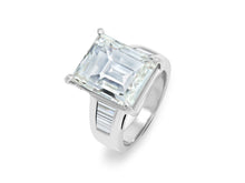 Load image into Gallery viewer, Kazanjian Emerald Cut Diamond, 12.43 Carats, Ring in 18K White Gold
