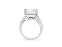 Load image into Gallery viewer, Kazanjian Emerald Cut Diamond, 12.43 Carats, Ring in 18K White Gold
