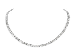 Kazanjian Art Deco Diamond Line Necklace in Platinum