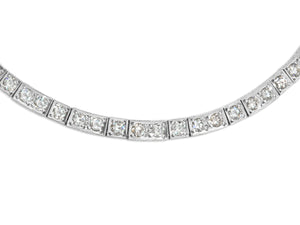 Kazanjian Art Deco Diamond Line Necklace in Platinum