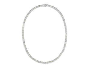 Kazanjian Art Deco Diamond Line Necklace in Platinum