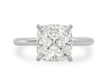 Load image into Gallery viewer, Kazanjian Cushion Cut Diamond, 3.50 carats, Ring in Platinum
