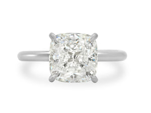 Kazanjian Cushion Cut Diamond, 3.50 carats, Ring in Platinum