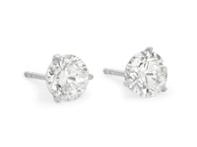 Load image into Gallery viewer, Kazanjian Round Diamond, 4.03 carats, Studs in Platinum
