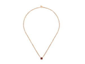 Kazanjian Ruby, 1.07 carats, & Diamond Pendant in 16K Red Gold