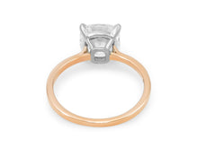 Load image into Gallery viewer, Kazanjian Cushion Cut, 2.01 carats, Diamond Ring in 16K Red Gold &amp; Platinum
